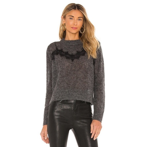 ONE GREY DAY Tatum Cami Alpaca Wool Pullover - Picture 1 of 8
